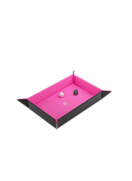  Magnetic Dice Tray Rectangular Black/Pink